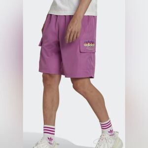 Adidas Men's HYPERREAL Purple Cargo Shorts, Size Medium NWT$65